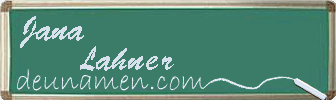 Jana Lahner Visitenkarte